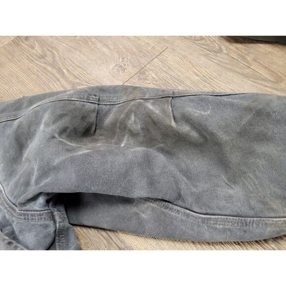 Carhartt J164 PTL Dearborn Coat XL-R Gray Sherpa Lined Chore Detroit Jacket - Picture 5 of 6